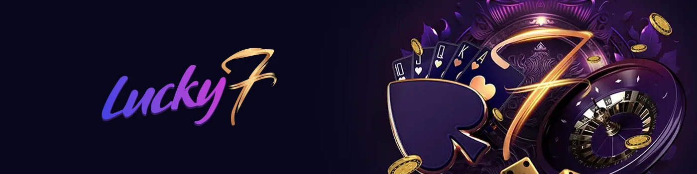 Lucky7even Casino main bonus banner